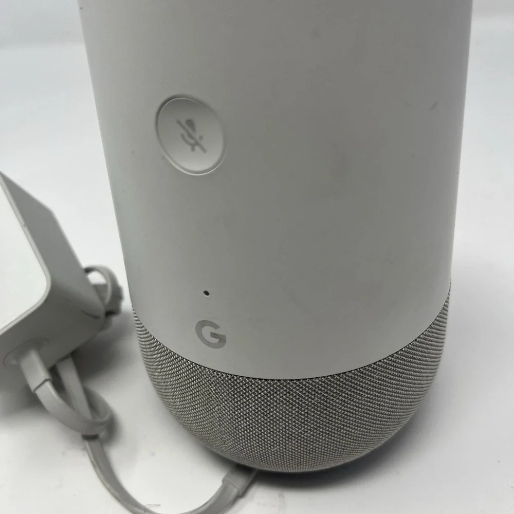 Google Home Smart Assistant Voice Activated Speaker White/Slate H0ME - Tested